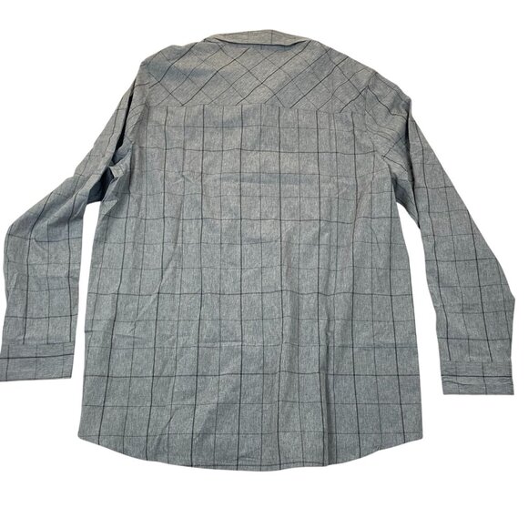 NWT Avalanche Mens Shirt Size XL Long Sleeve Plaid Button Up Gray Woven Casual - Picture 2 of 12